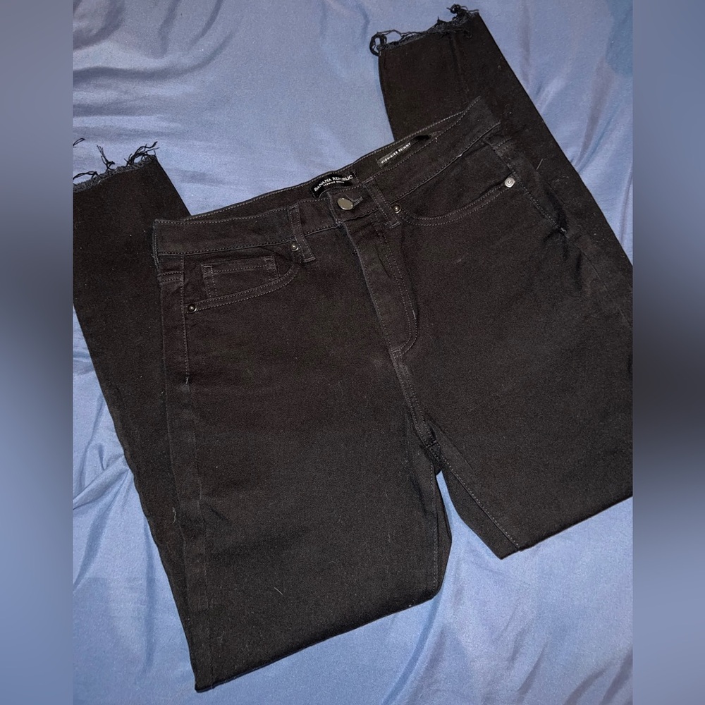 High Rise Black cropped Banana Republic Denim